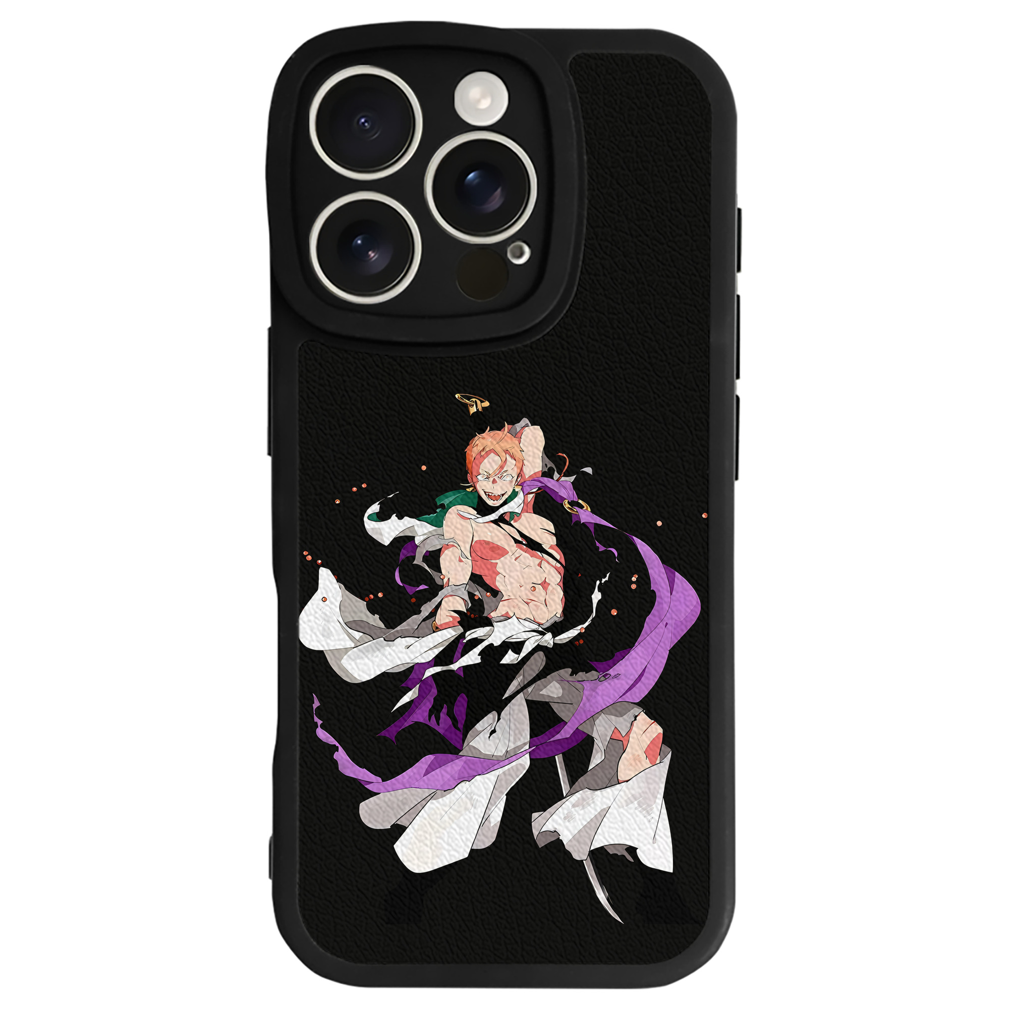 （画像用） 刀剣乱舞 Touken Ranbu 【iPhone 16シリーズ対応】シリコンスマホケース（レザー調） 材質：シリコン